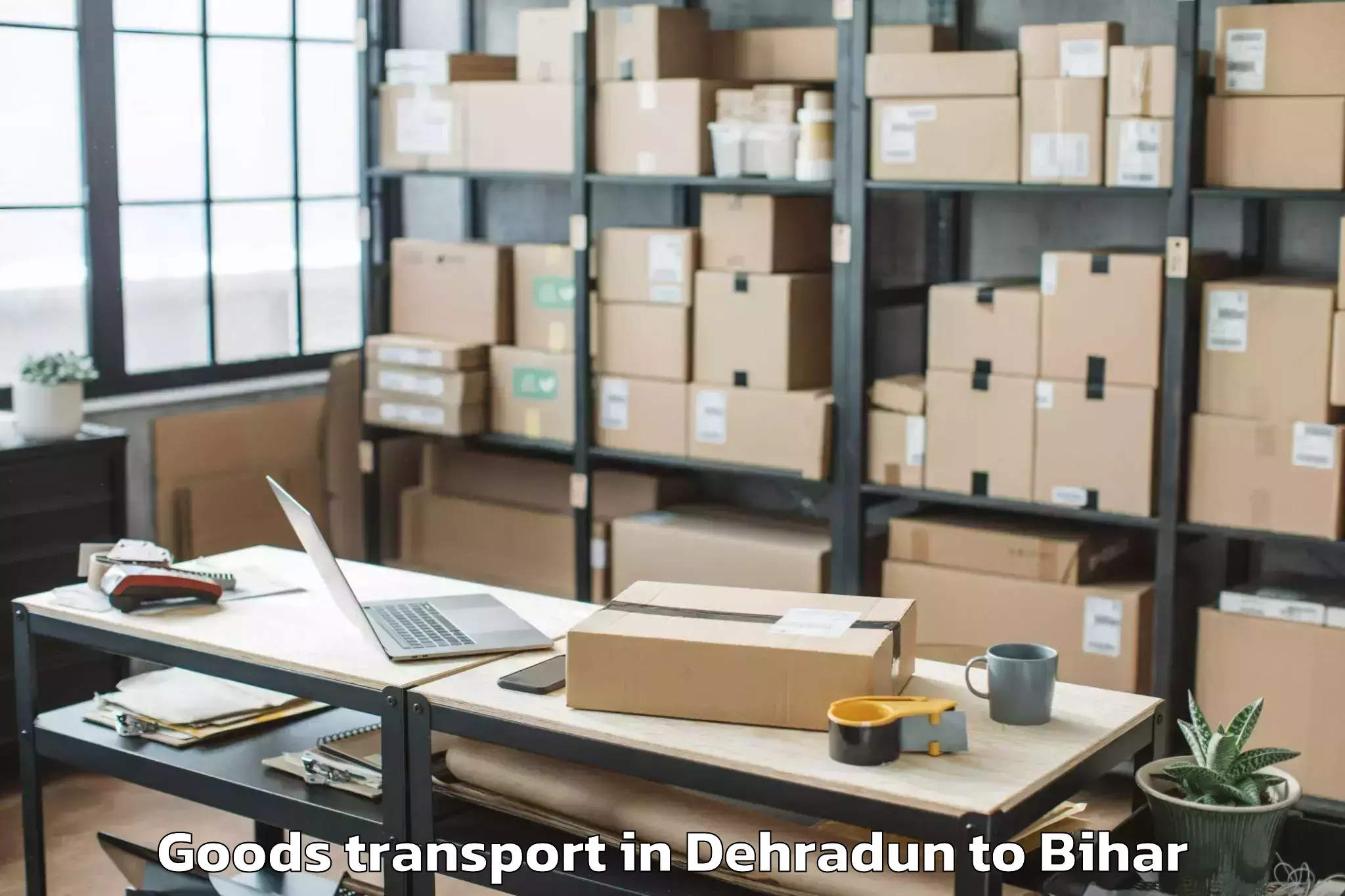 Efficient Dehradun to Simri Bakthiyarpur Goods Transport